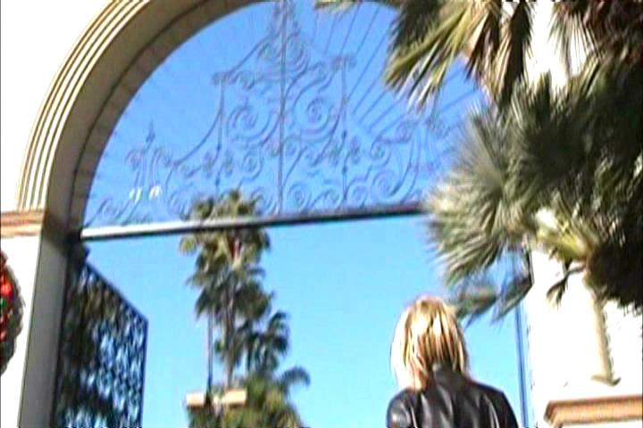 Studio gate at Ellie's second audition